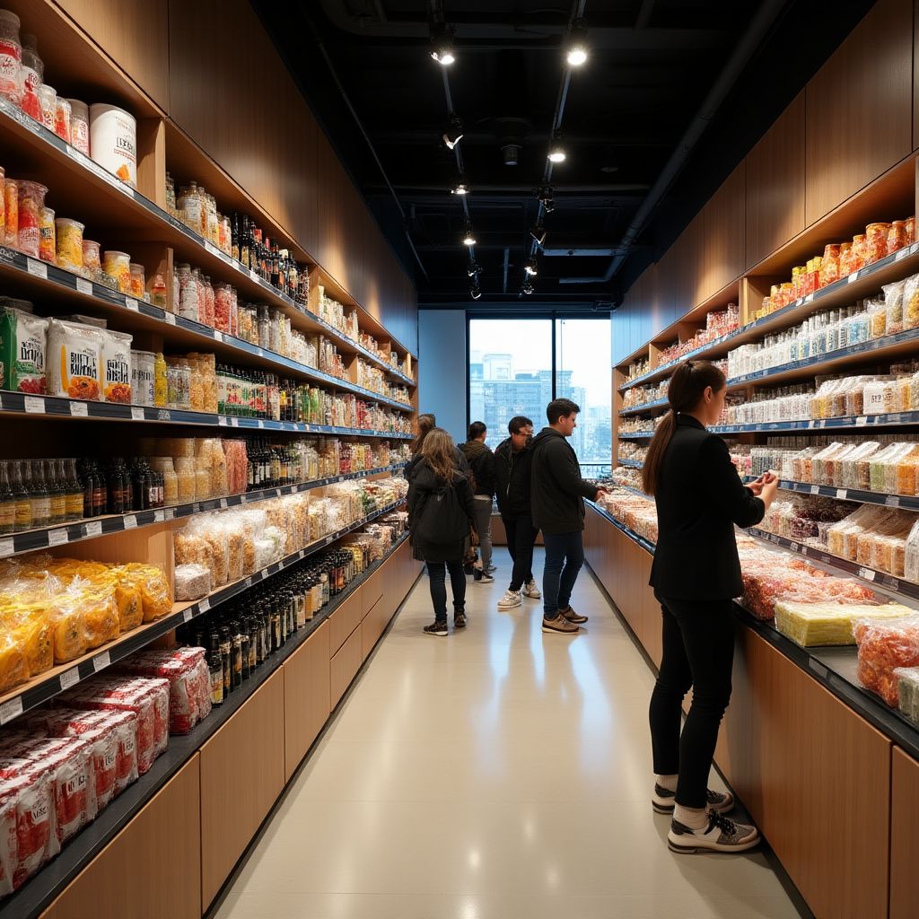 Interior de tienda YPF Full